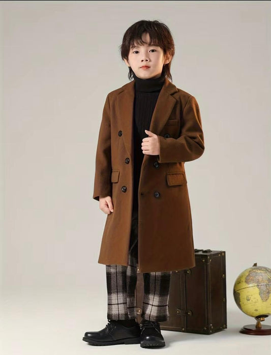 Vintage Brown Trench Coat