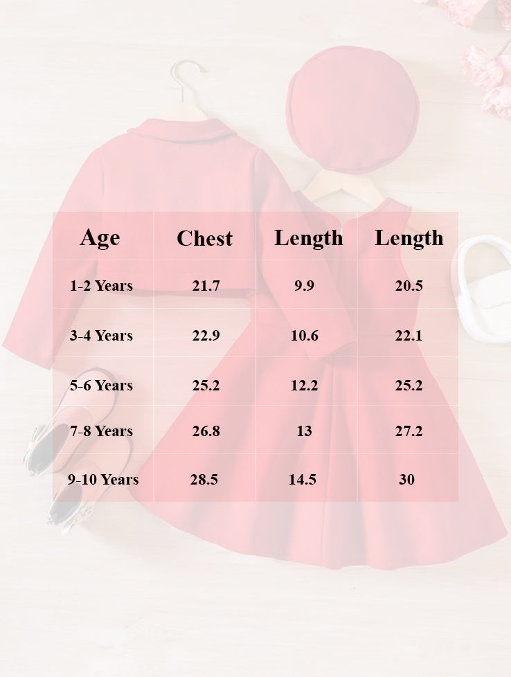 Dark pink long-sleeve dress with bow collar and matching headpiece
